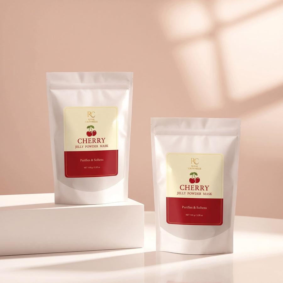 Cherry Jelly Powder Mask carton and container