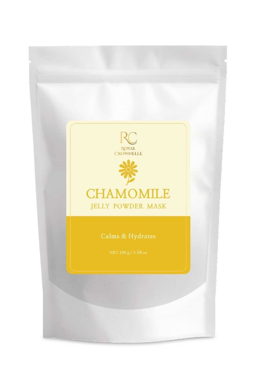 Chamomile Jelly Powder Mask carton and container