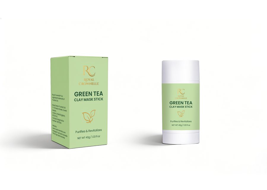 Green Tea Clay Mask Stick carton and container