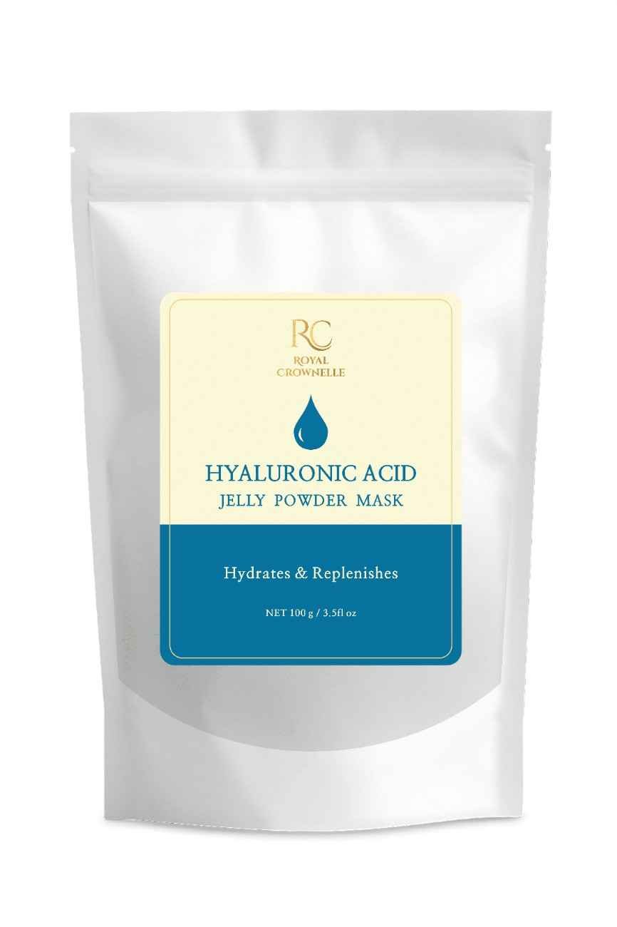 Hyaluronic Acid Jelly Powder Mask carton and container
