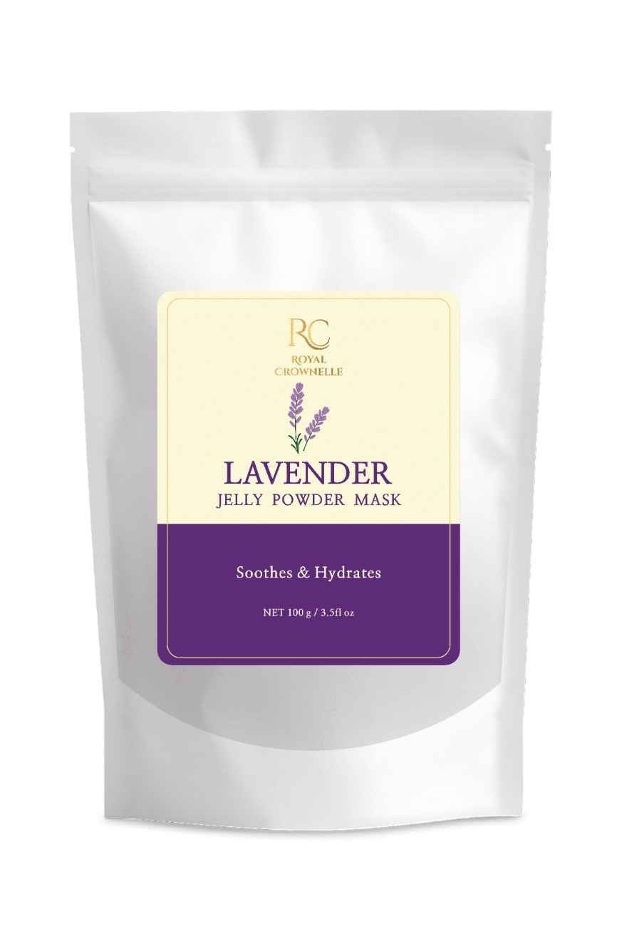 Lavender Jelly Powder Mask carton and container