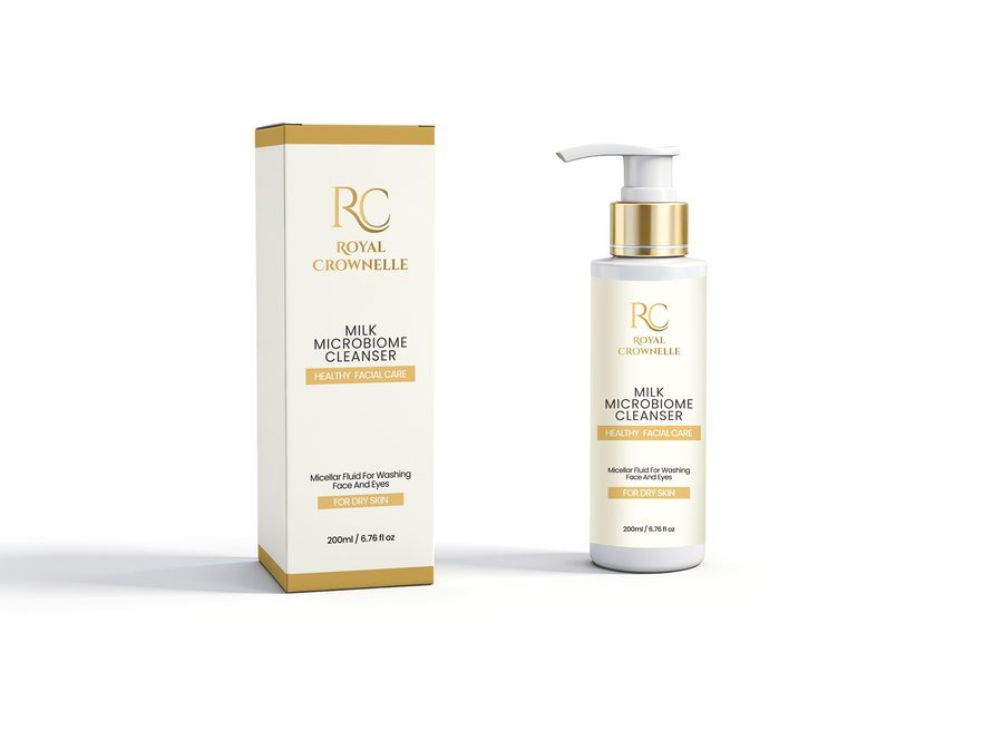Milk Microbiome Cleanser - Dry Skin carton and container