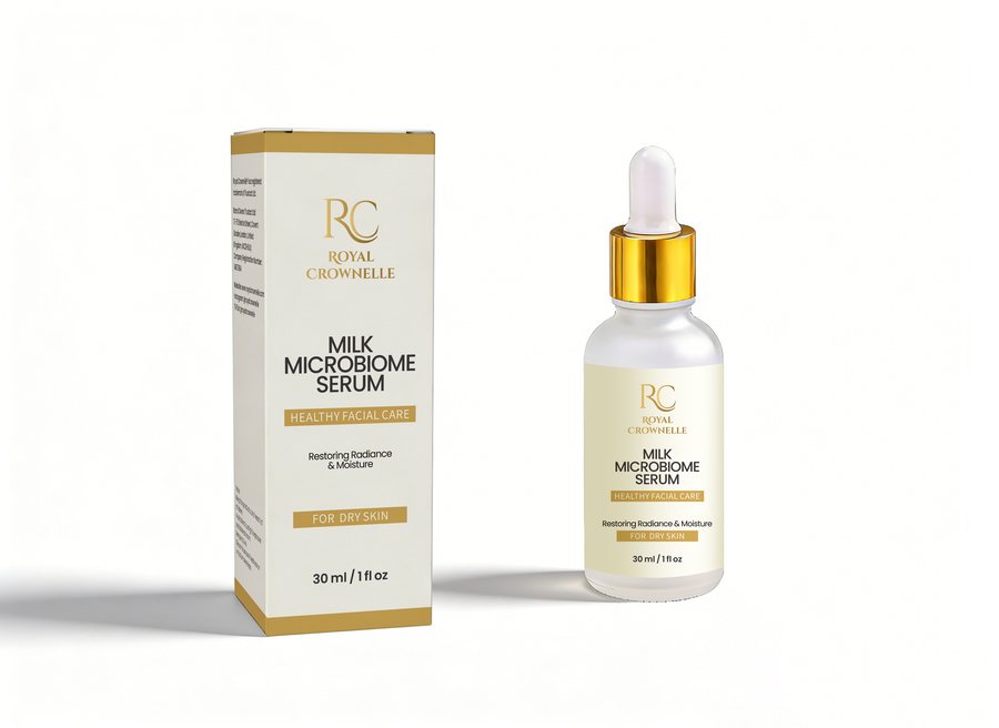 Milk Microbiome Serum - Dry Skin carton and container