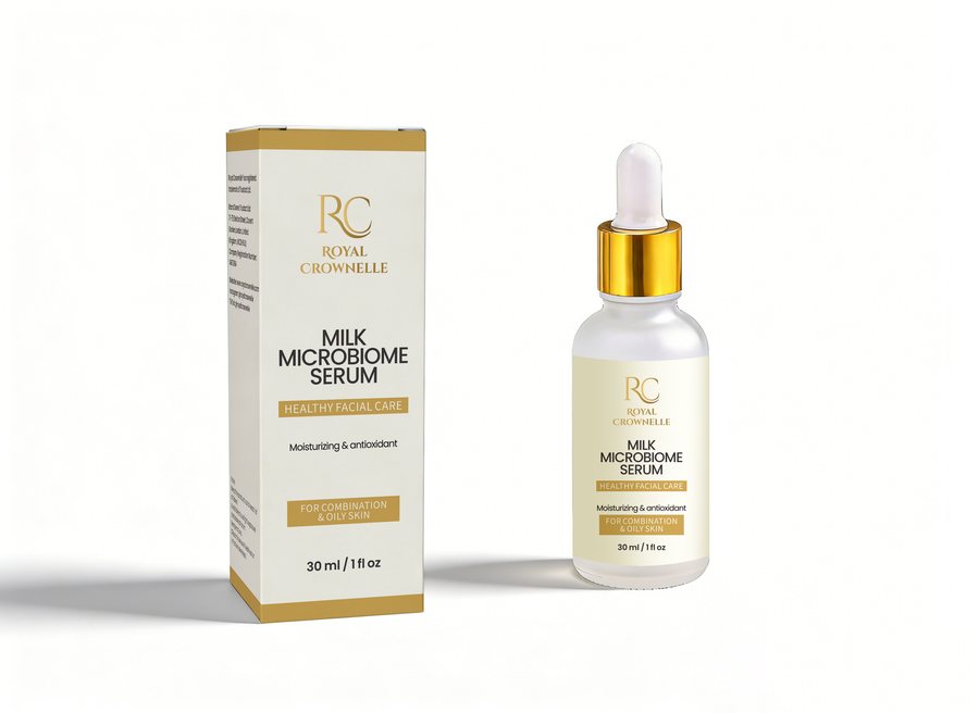 Milk Microbiome Serum - Combination & Oily Skin carton and container