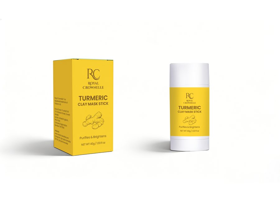 Turmeric Clay Mask Stick carton and container