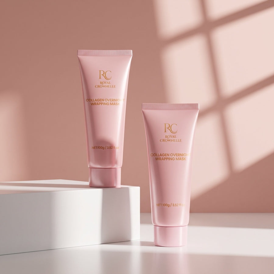 Collagen Overnight Wrapping Mask carton and container