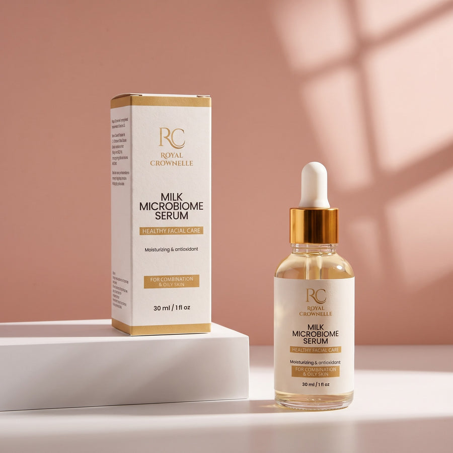 Milk Microbiome Serum - Combination & Oily Skin carton and container