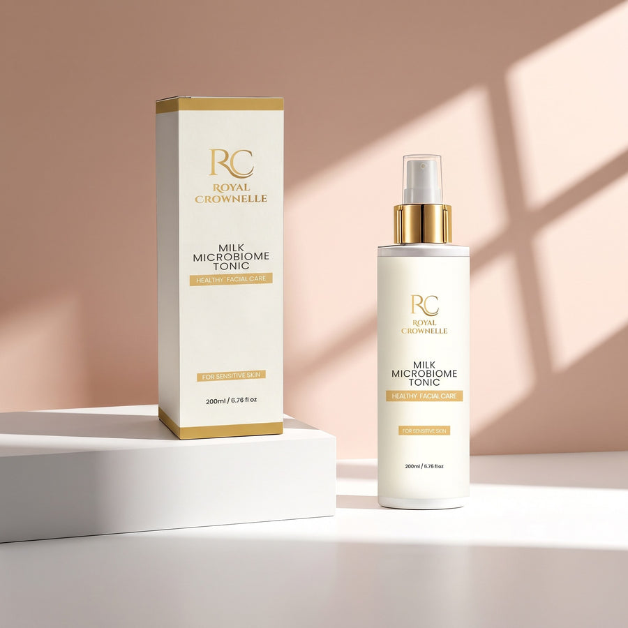 Milk Microbiome Tonic - Sensitive Skin carton and container