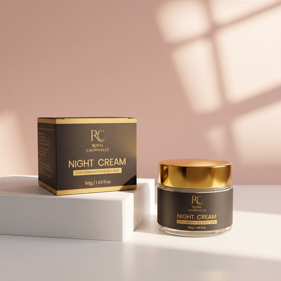 Night Cream - Combination & Oily Skin carton and container